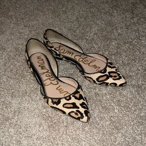 Sam Edelman Rodney Flats leopard pony hair